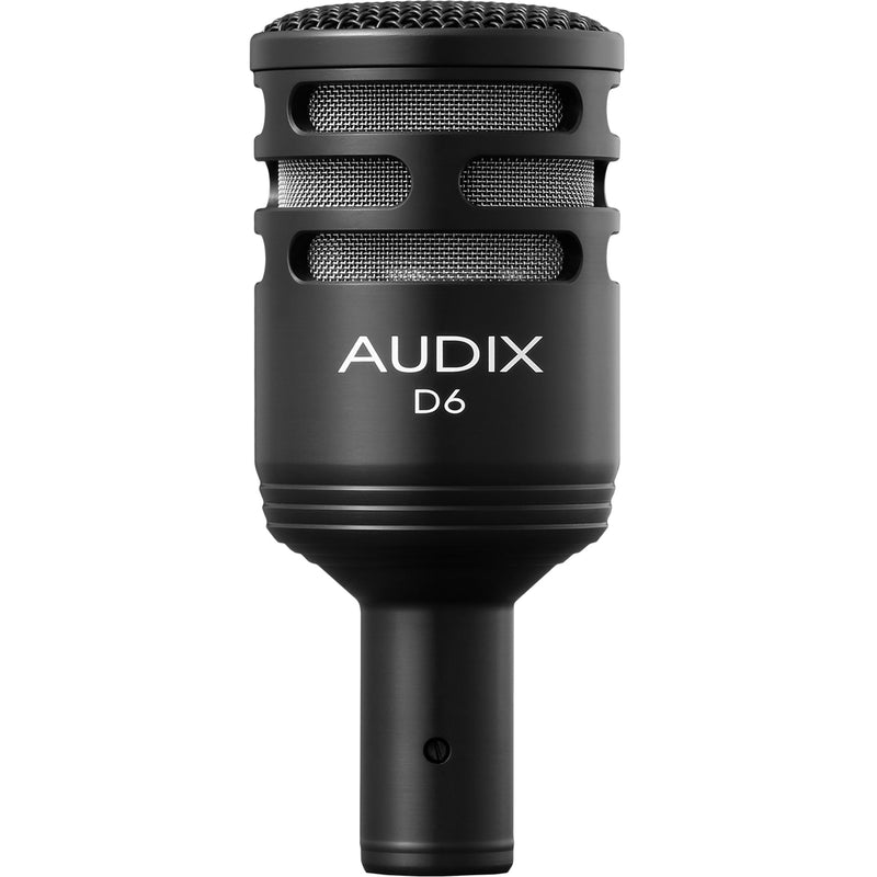 Audix D6 Cardioid Dynamic Kick Drum Microphone (Black)