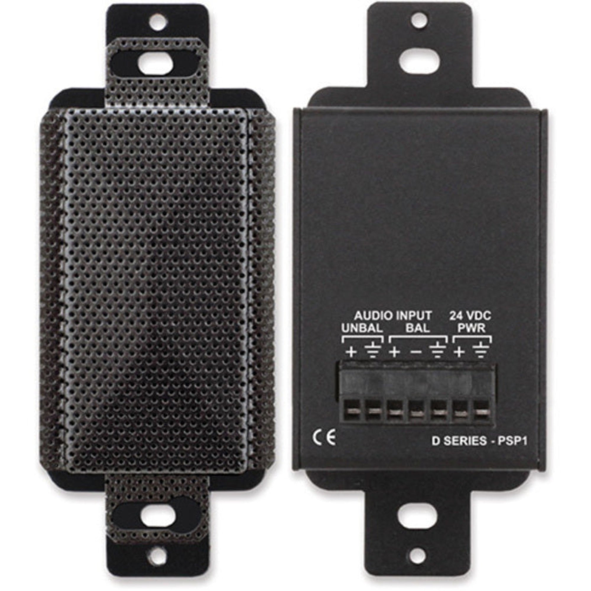 RDL DB-PSP1F Active Loudspeaker on Decora Plate (Black)