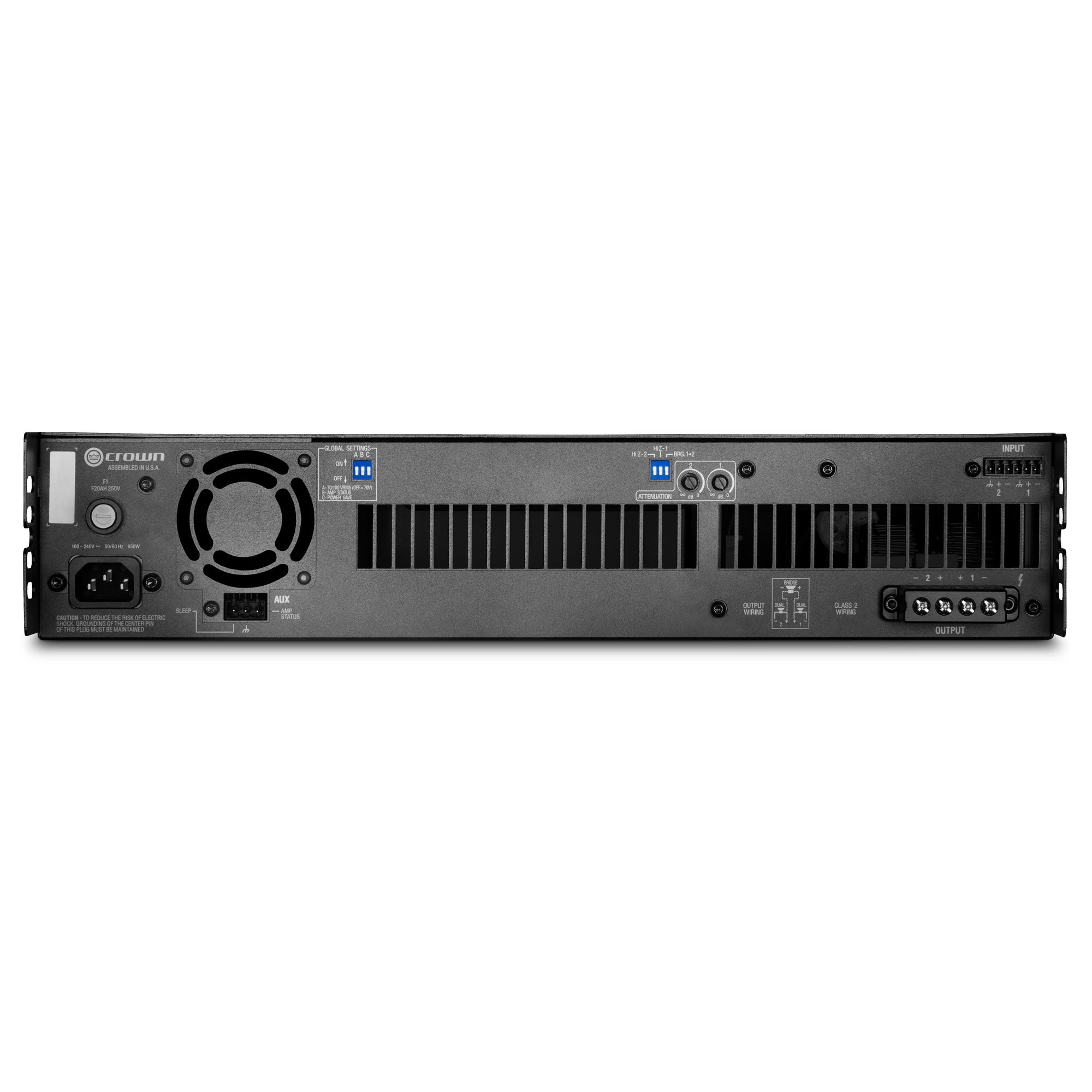 Crown DCi 2|1250 DriveCore Install Analog Series 2-Channel Power Amplifier (1250W)