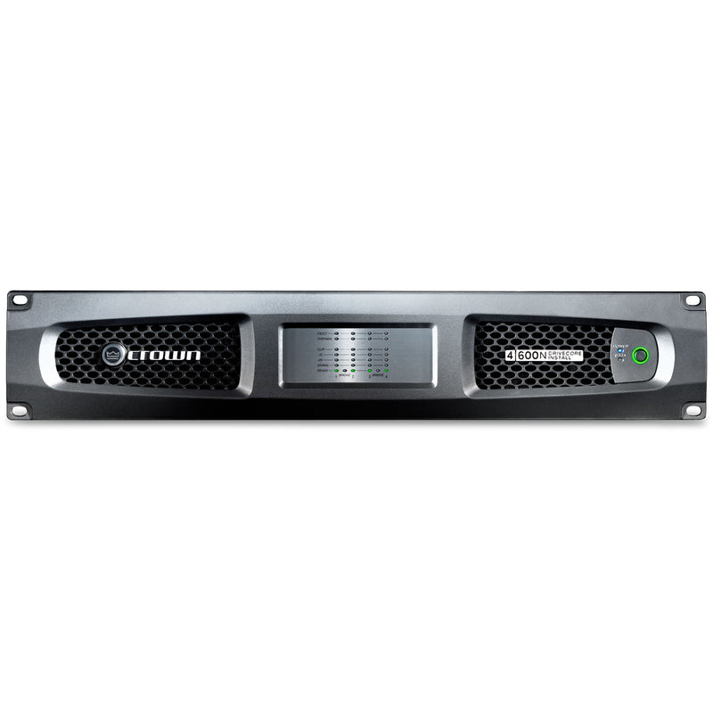 Crown DCi 4|600N DriveCore Install Network Series 4-Channel Power Amplifier with BLU Link (600W)