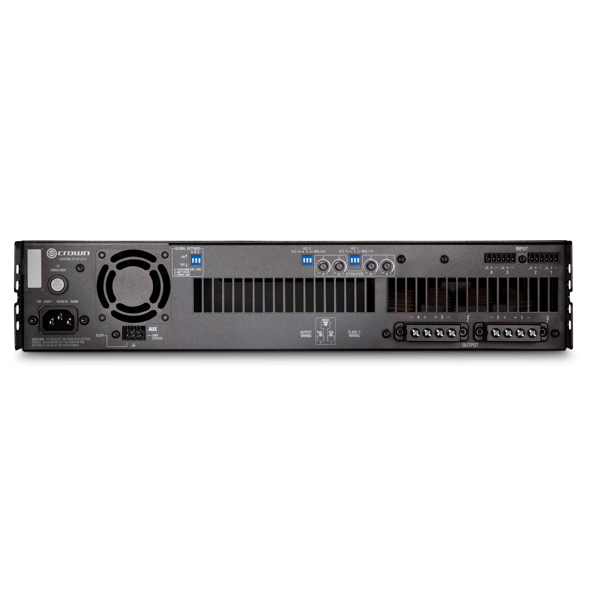 Crown DCi 4|600 DriveCore Install Analog Series 4-Channel Power Amplifier (600W)