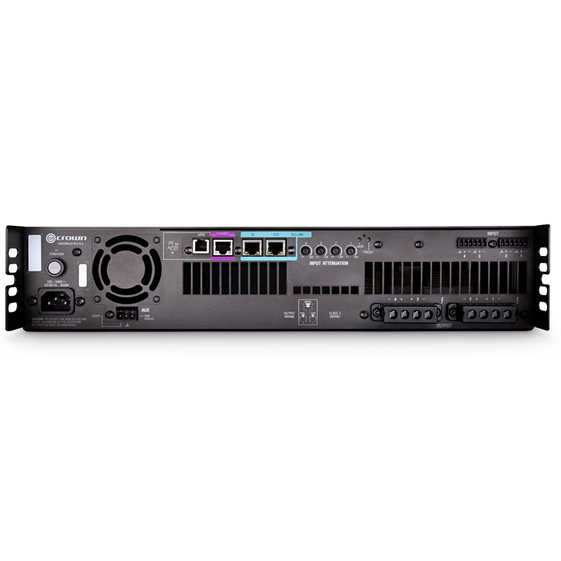Crown DCi 4|300N DriveCore Install Network Series 4-Channel Power Amplifier with BLU Link (300W)