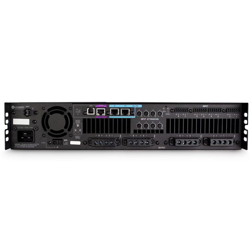 Crown DCi 8|600N DriveCore Install Network Series 8-Channel Power Amplifier with BLU Link (600W)