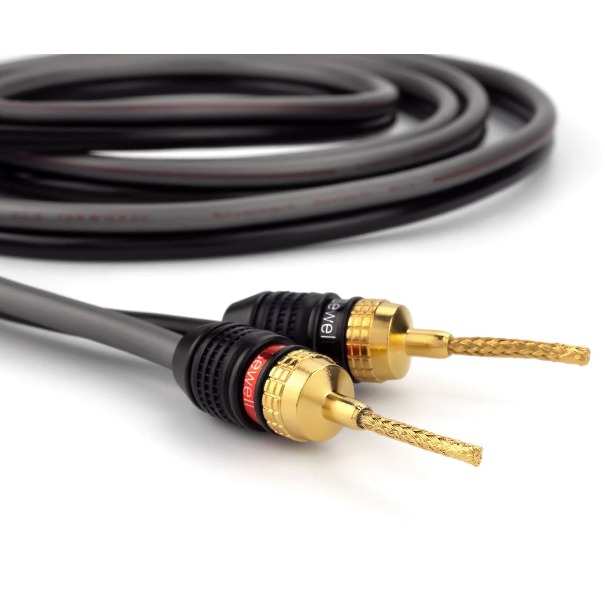 Sewell Deadbolt Gold Plated Compression Flex Pin Speaker Plugs Box of 12 Pairs (12 Red & 12 Black)