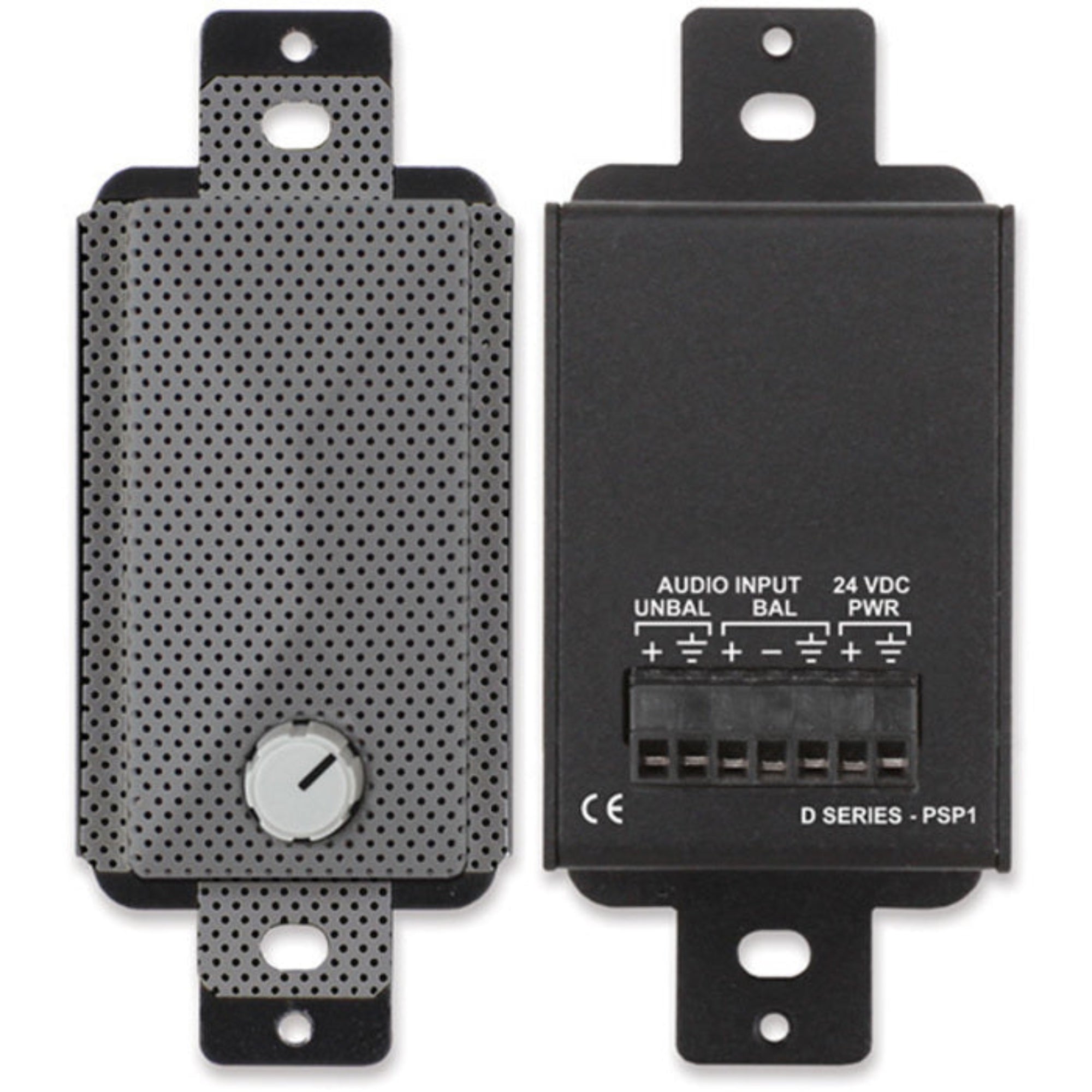 RDL DG-PSP1 Active Loudspeaker on Decora Plate (Grey)