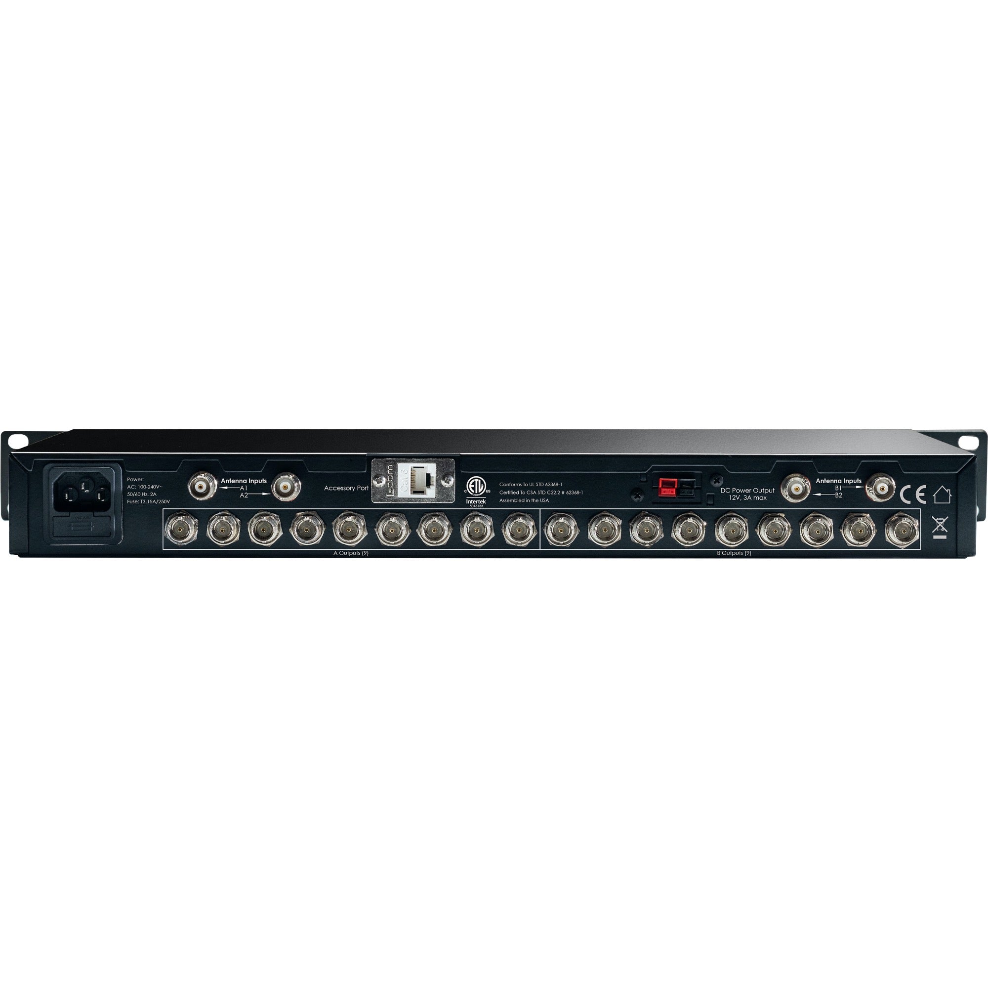 RF Venue DISTRO9HDR Distro9 HDR Multi-Zone Antenna Distribution System