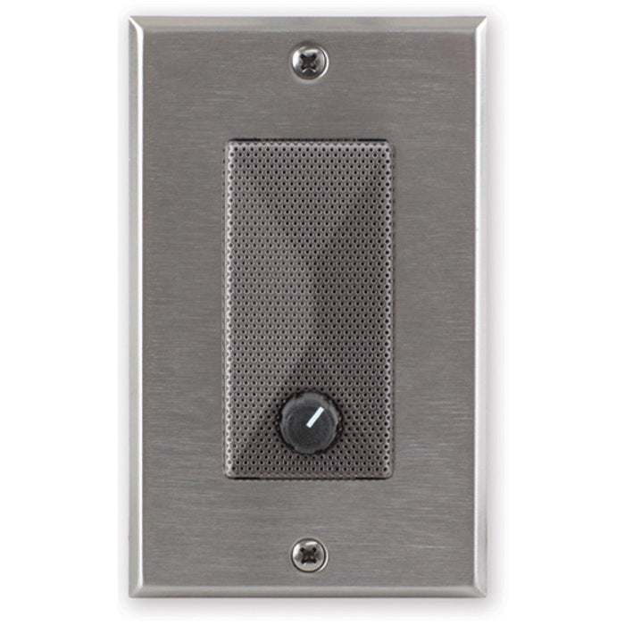RDL DS-PSP1A Active Loudspeaker on Decora Plate (Stainless Steel)
