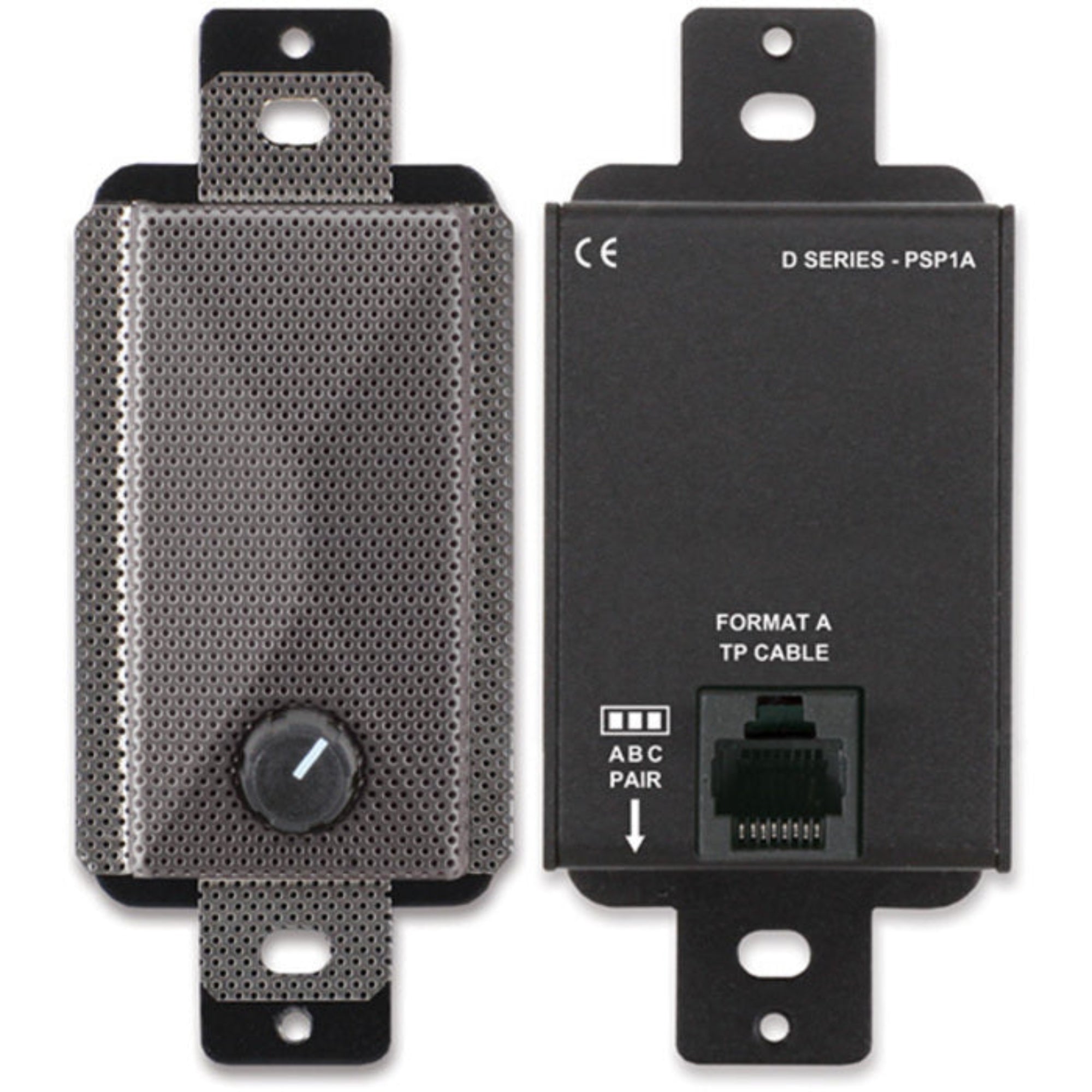 RDL DS-PSP1A Active Loudspeaker on Decora Plate (Stainless Steel)