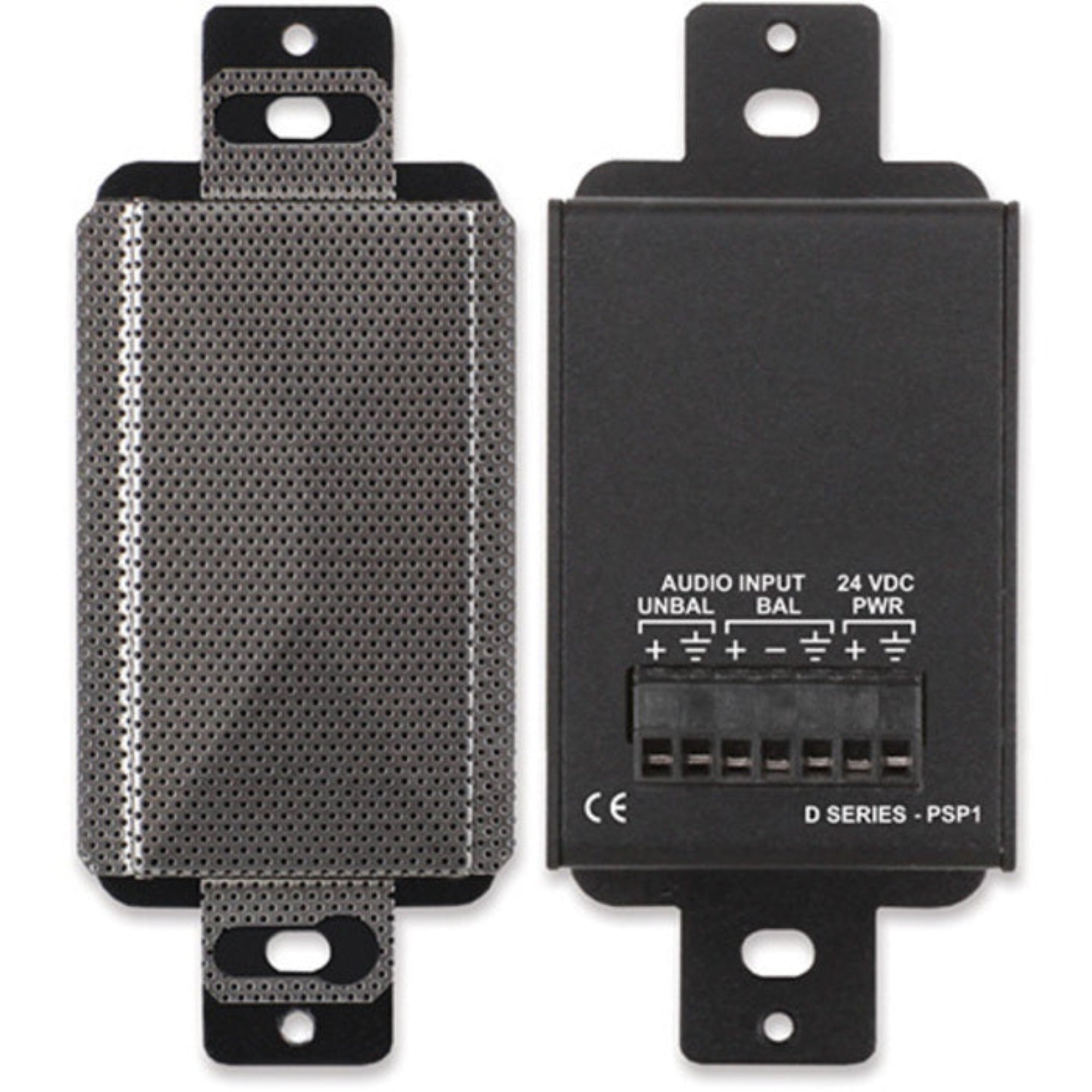 RDL DS-PSP1F Active Loudspeaker on Decora Plate (Stainless Steel)