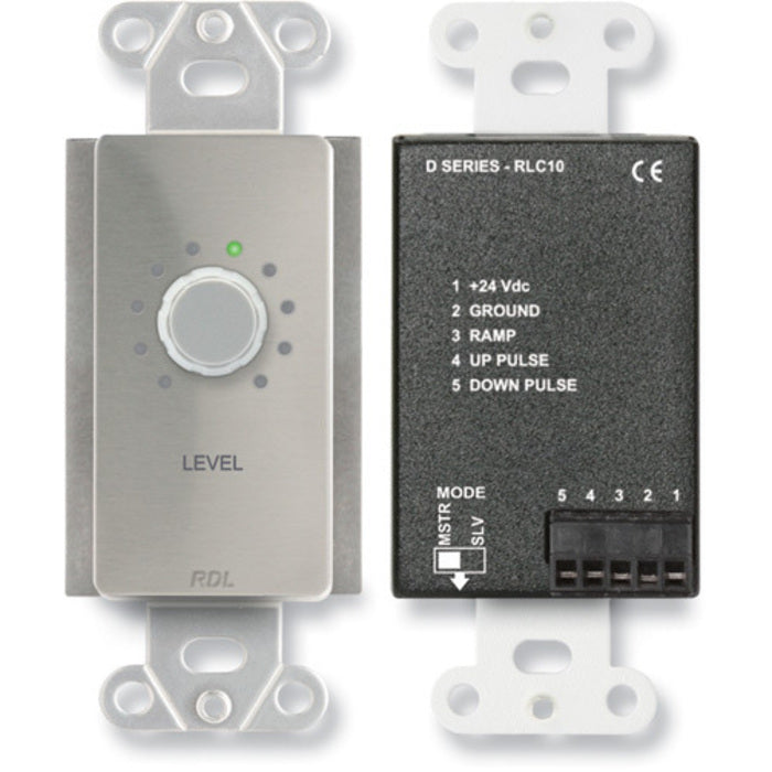 RDL DS-RLC10 Remote Level Control on Decora Plate (Stainless Steel)