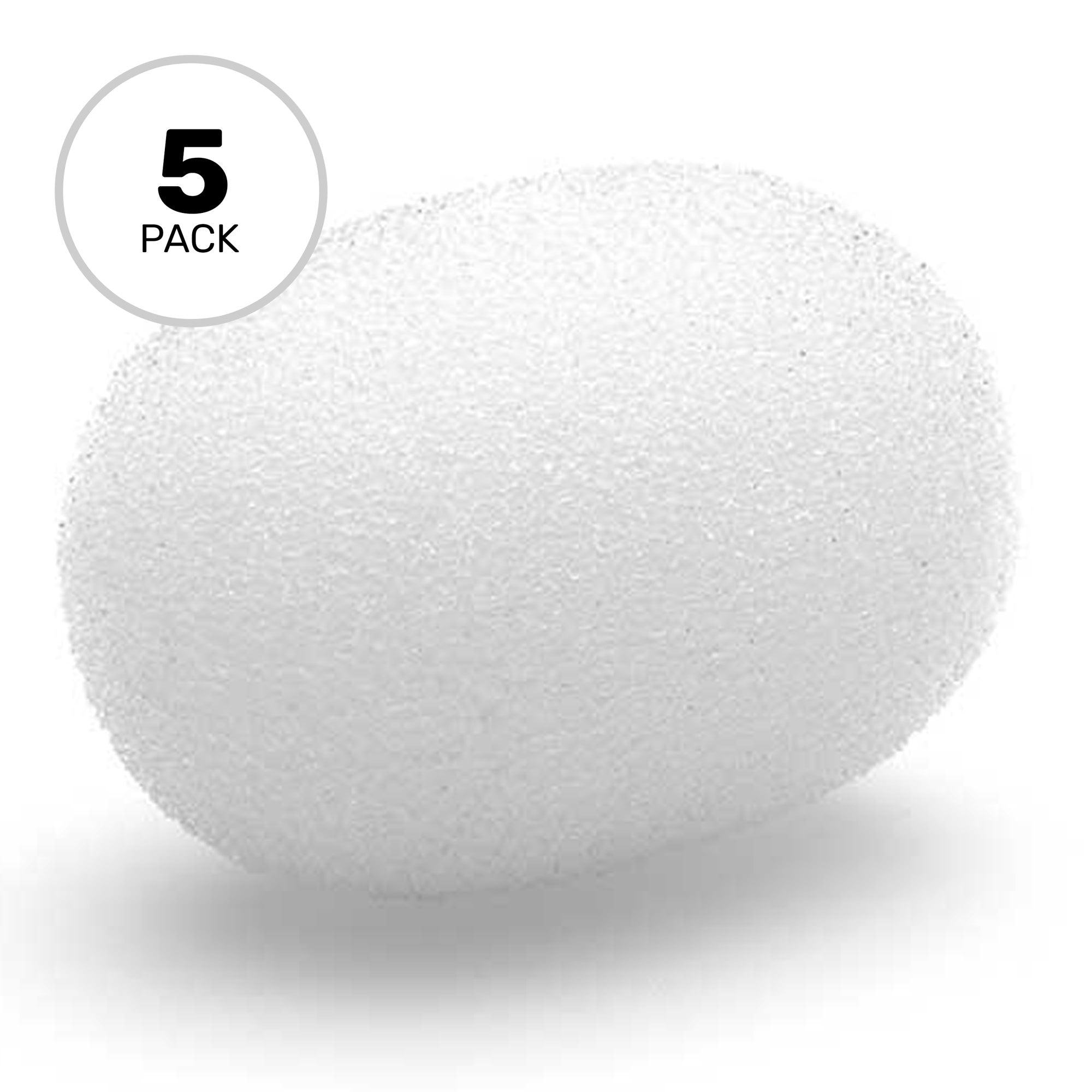 DPA DUA0566 Foam Windscreen for d:screet and d:fine, White (5 Pack)