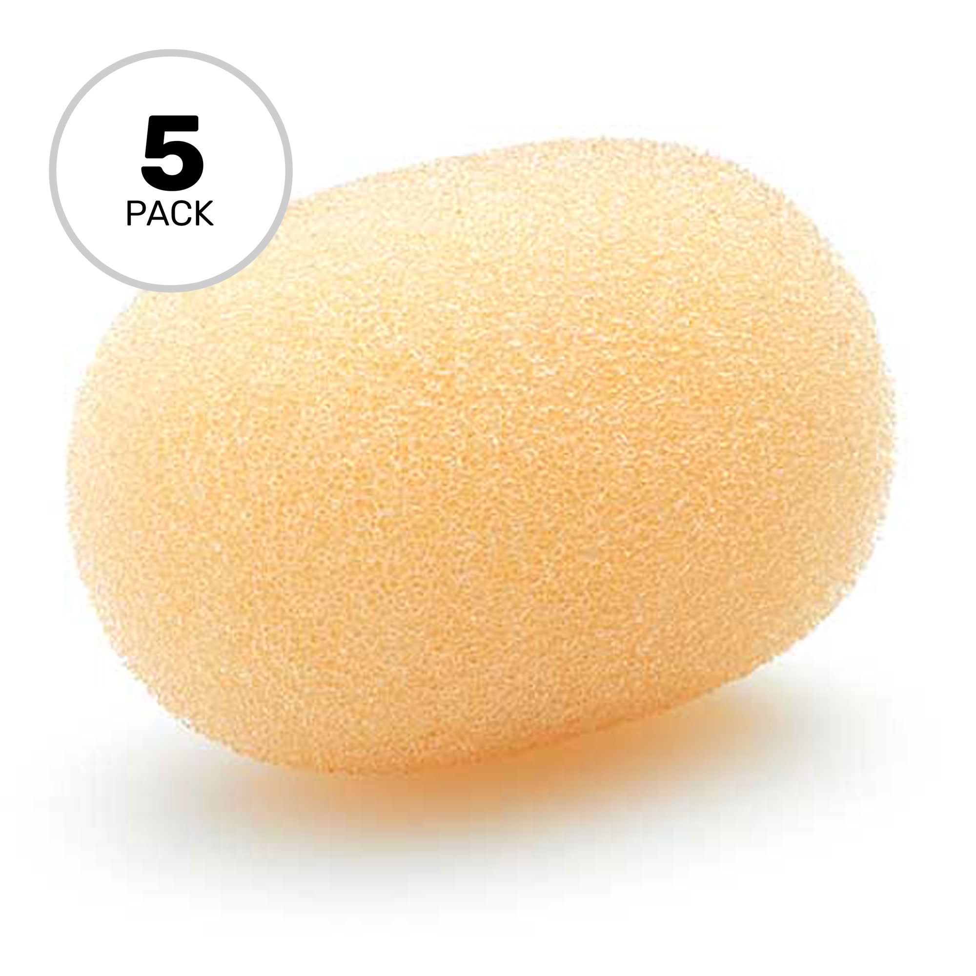 DPA DUA0567 Foam Windscreen for d:screet and d:fine, Beige (5 Pack)