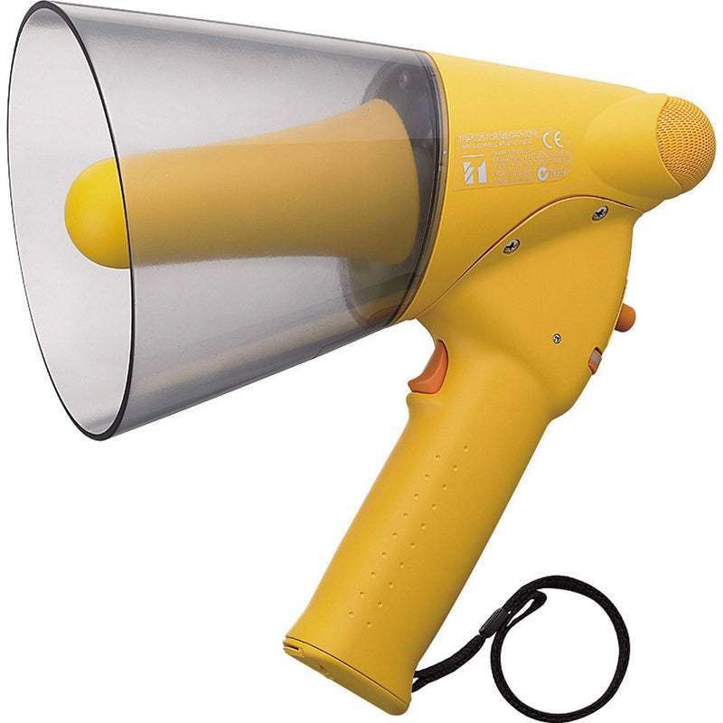 Toa Electronics ER-1206W Splash-Proof 6W Handheld Megaphone with Whistle (Yellow)