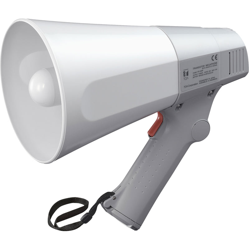 Toa Electronics ER-520W 6W Compact Handheld Megaphone with Whistle (Grey)