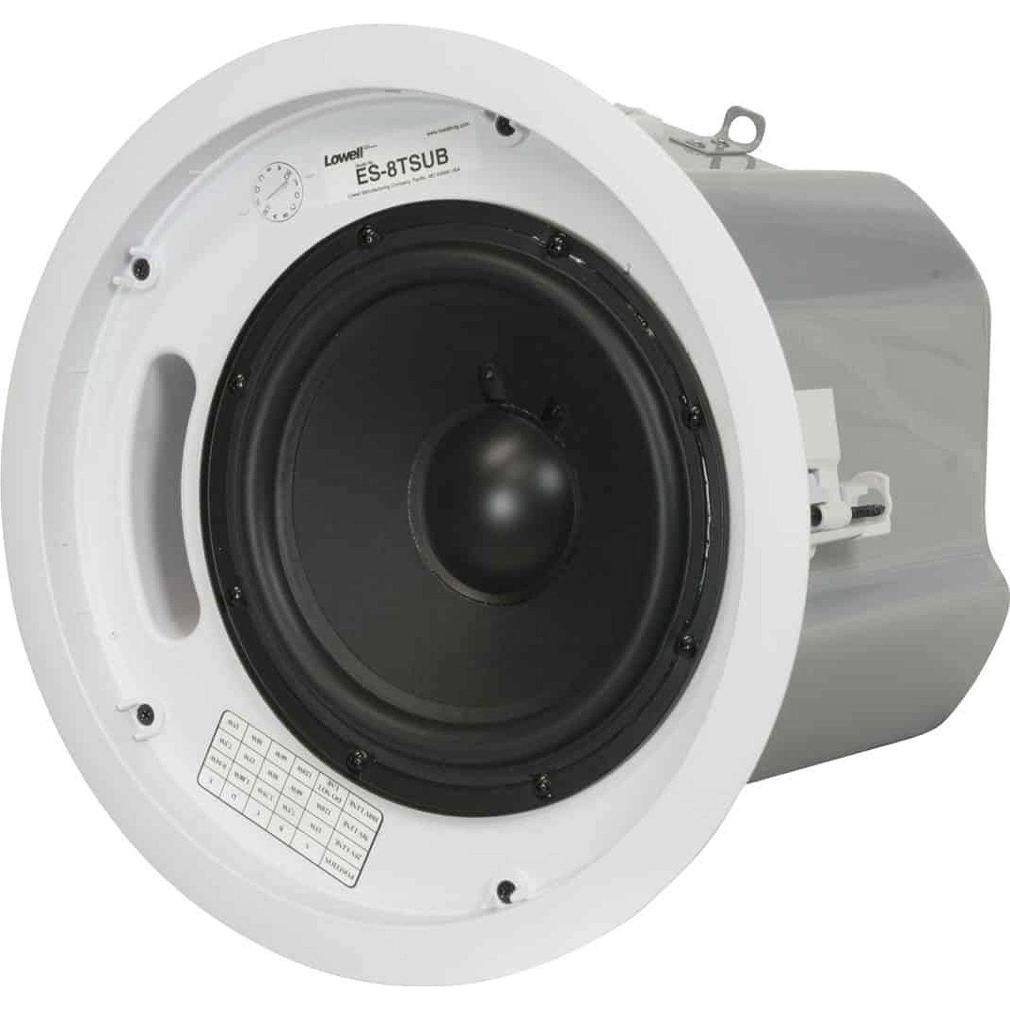 Lowell ES-8TSUB In-Ceiling Subwoofer (8", 2 Pack)
