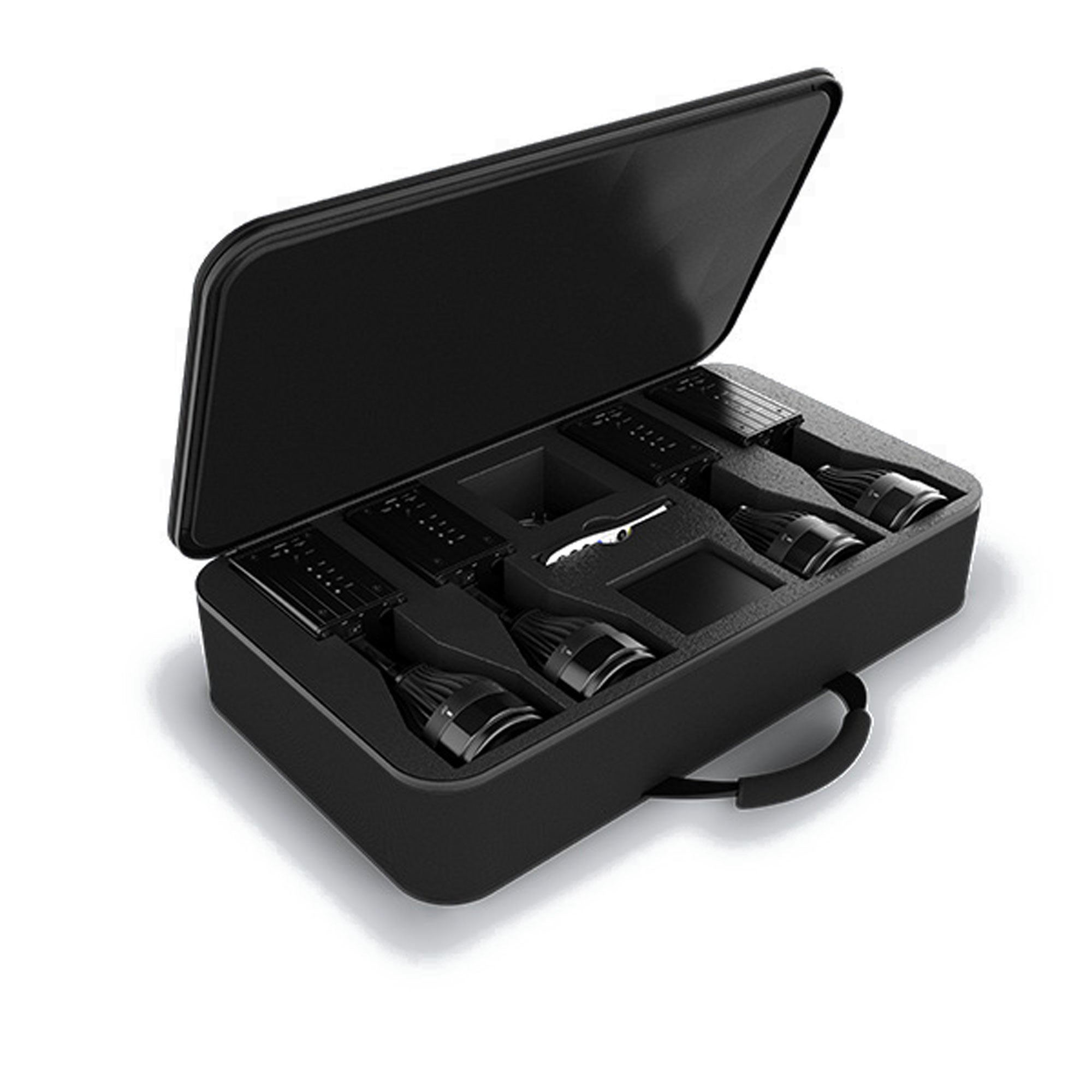 Chauvet DJ EZPin Zoom Pack Battery-Powered LED Pin Spot Light with Zoom Bundle (4 Pack)