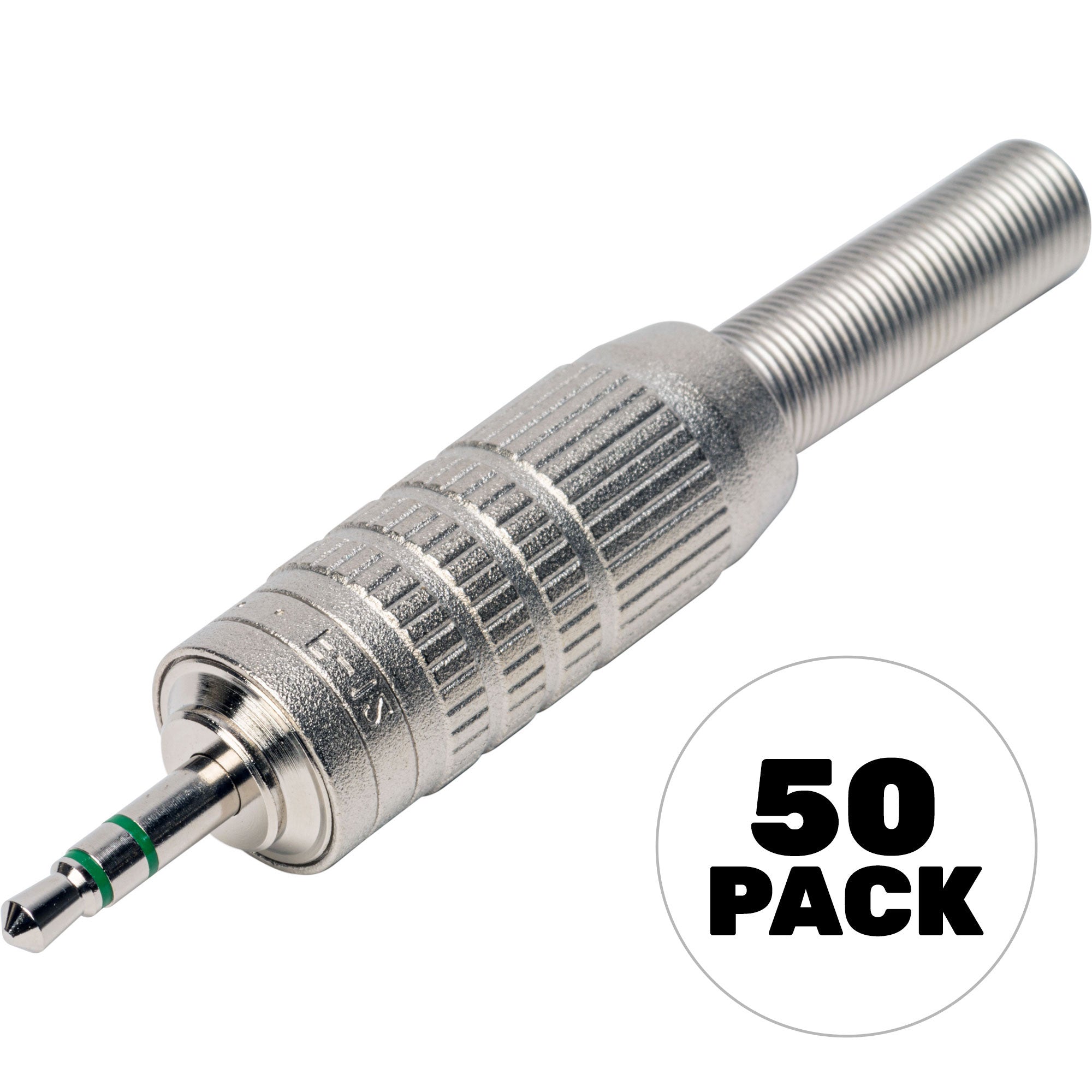 Canare F-12 Stereo 1/8 (3.5mm) Mini Phone Plug (TRS) (50 Pack)