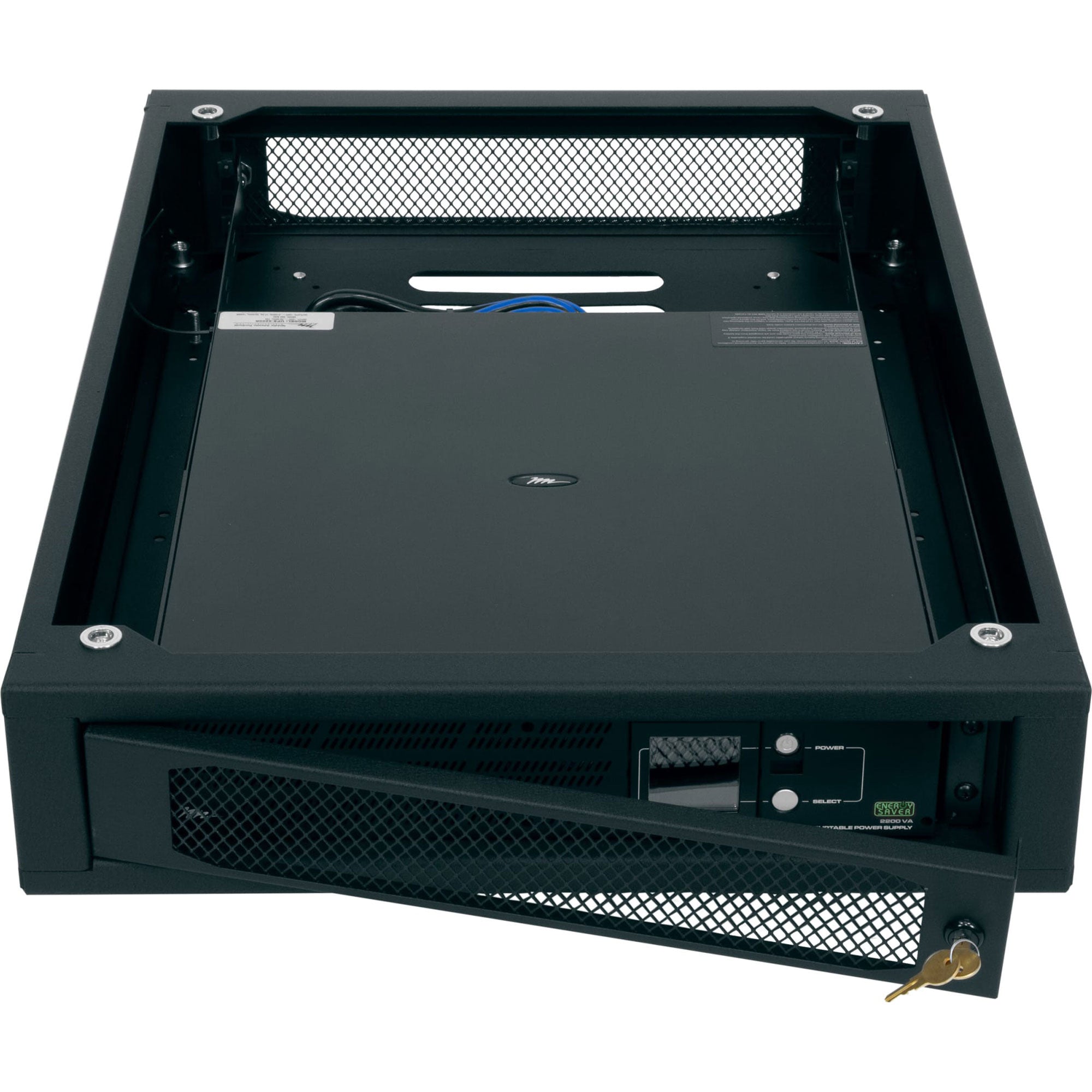 Middle Atlantic FWD-CBS-2KVA-BGR38 Forward UPS Caster Base with UPS-2200R for 38" Deep BGR Series Image 2