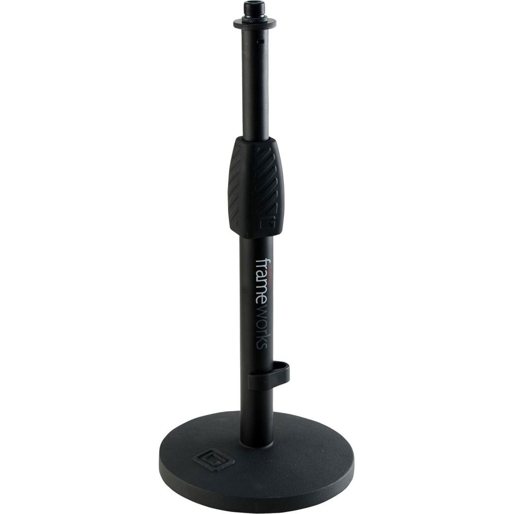 Gator Frameworks GFW-MIC-0601 Desktop Mic Stand with Round Base and Twist Clutch