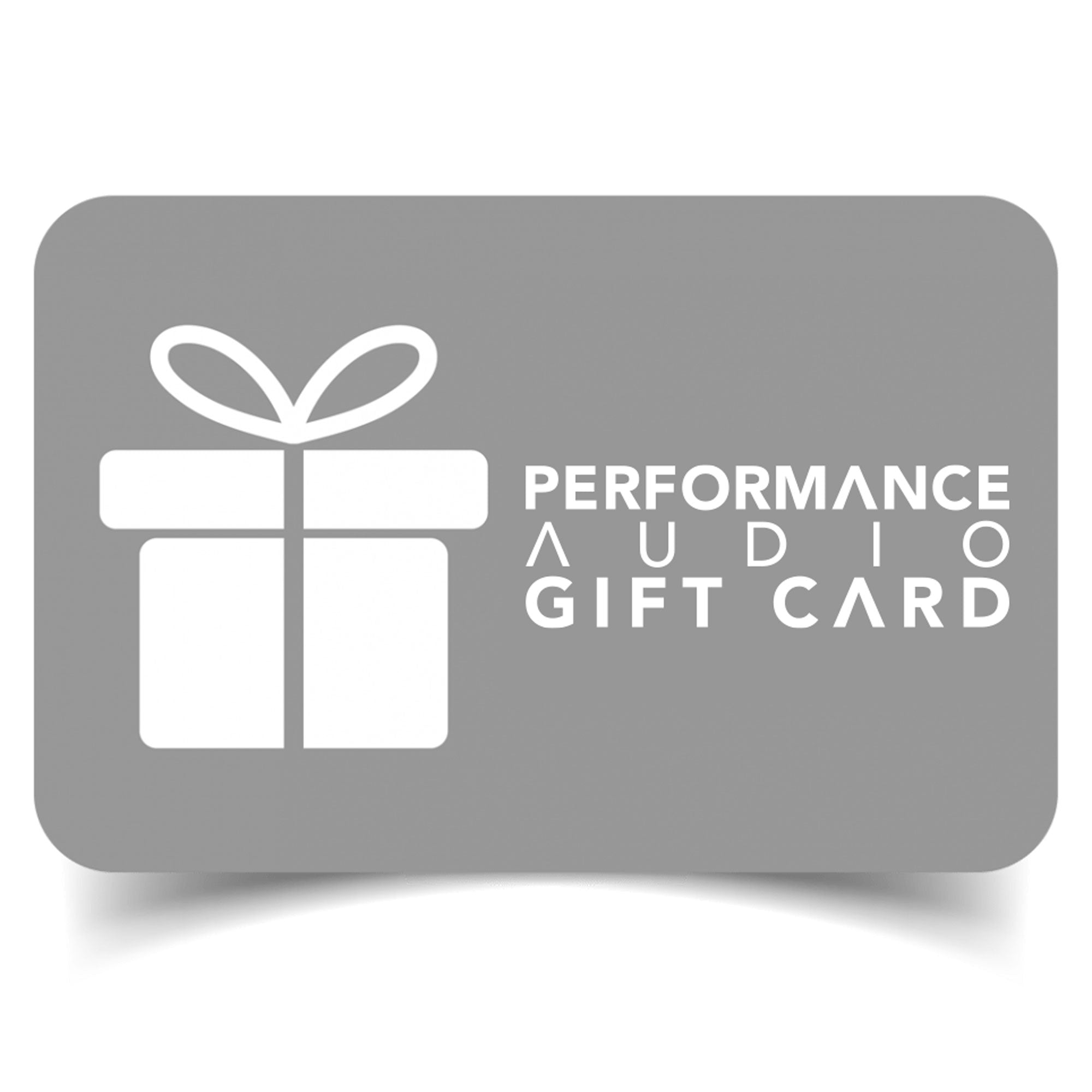 Performance Audio Gift Card