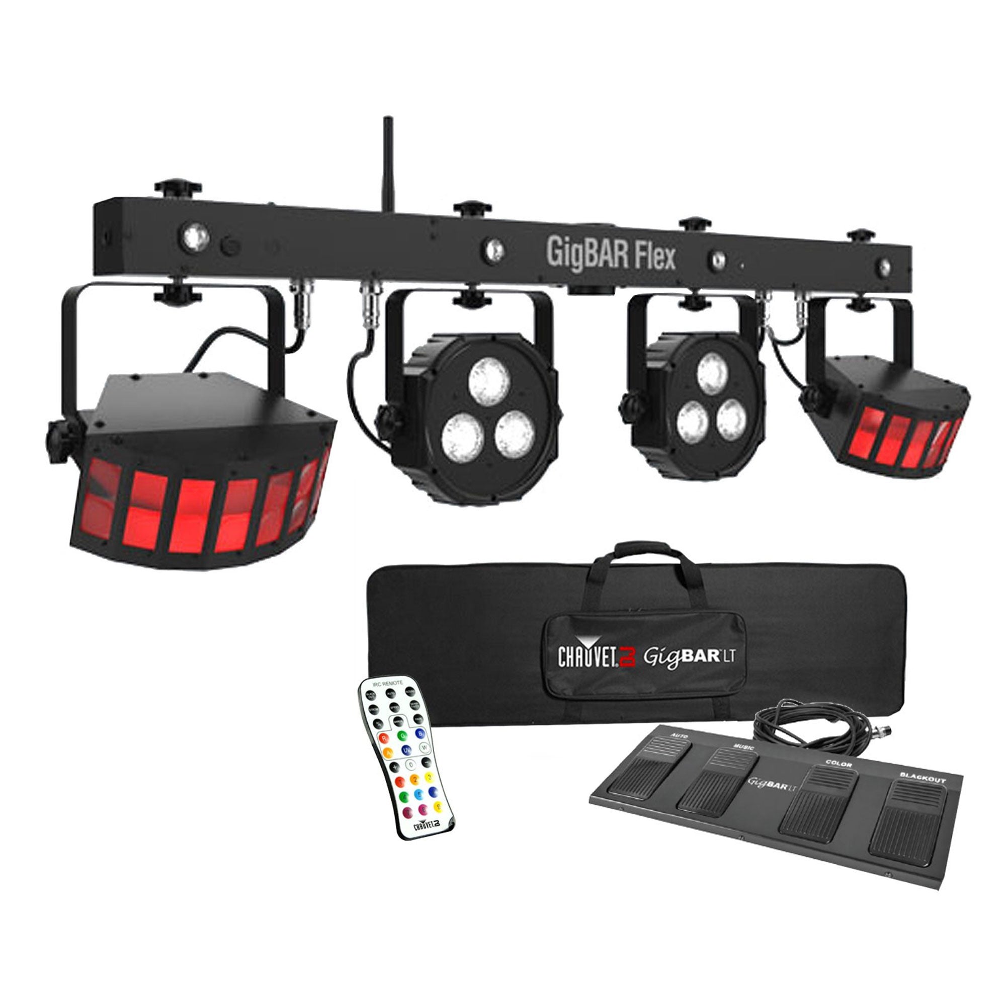 Chauvet DJ GigBAR Flex 3-in-1 Pack-n-Go Lighting System