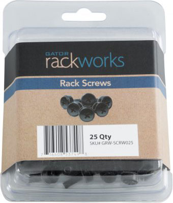 Gator Cases GRW-SCRW025 Rack Screws (25 Pack)