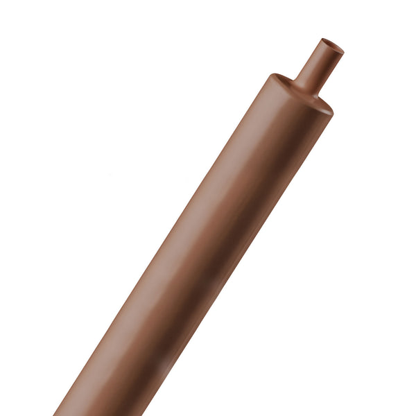 Sumitomo Sumitube B2 1/2" Flexible Polyolefin 2:1 Heat Shrink Tubing - Brown (By the Foot)