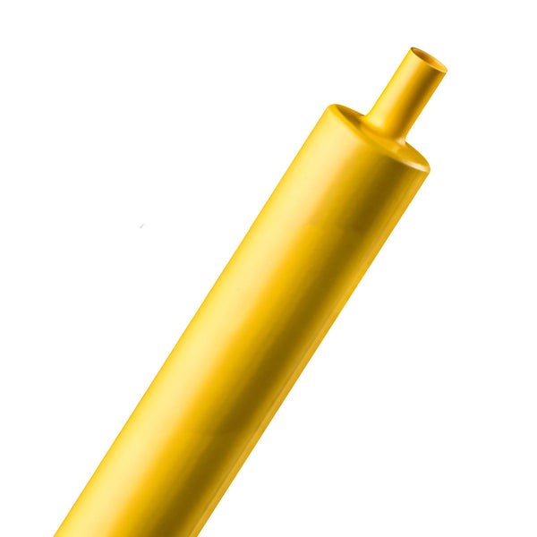 Sumitomo Sumitube B2(3X) 18/6mm Flexible Polyolefin 3:1 Heat Shrink Tubing - Yellow (By the Foot)