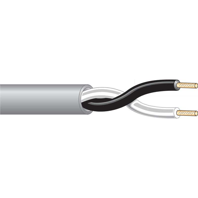 West Penn HA210 10/2 CL2 Rated Large Venue Speaker Distribution Cable (Grey, 1000' Roll)