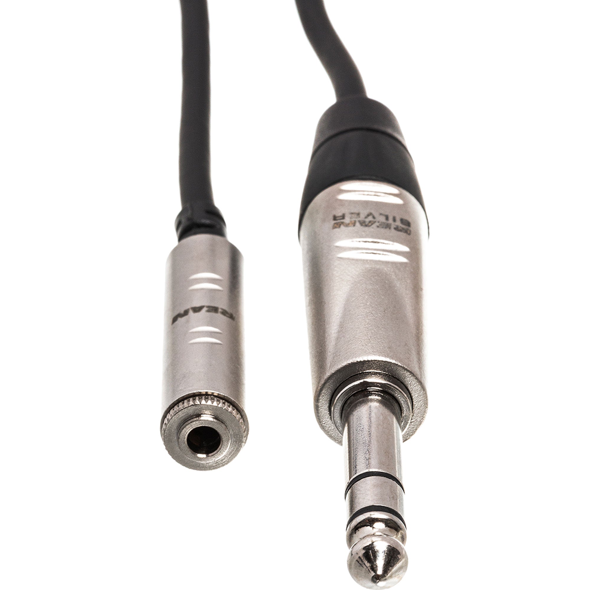 Hosa HXMS-010 REAN 3.5mm TRS Female to 1/4" TRS Male Pro Headphone Adapter Cable (10')