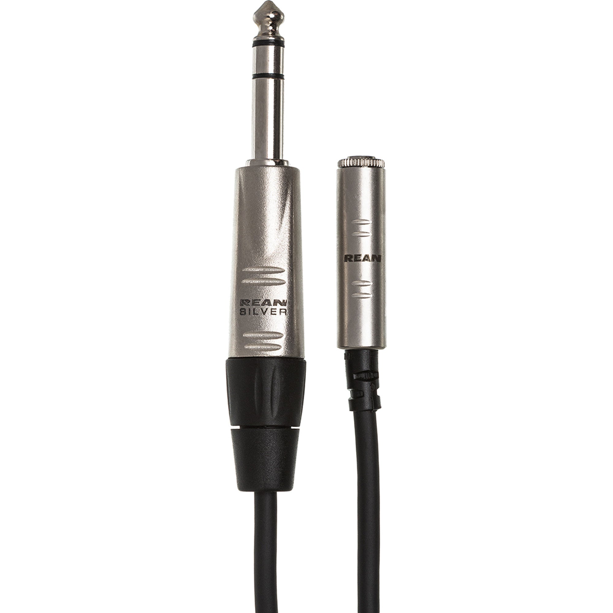 Hosa HXMS-005 REAN 3.5mm TRS Female to 1/4" TRS Male Pro Headphone Adapter Cable (5')