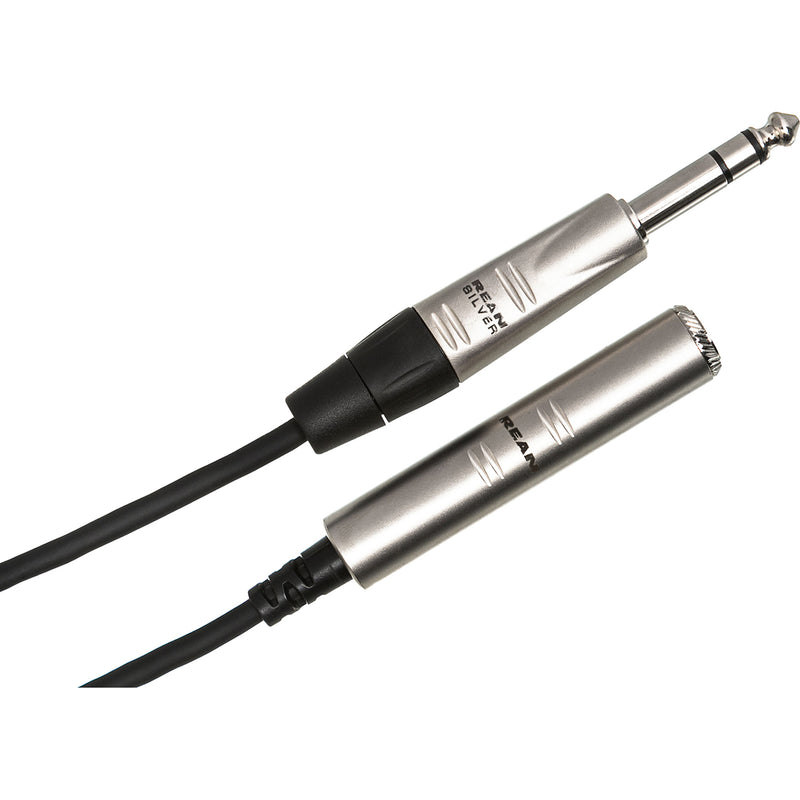 Hosa HXSS-025 REAN 1/4" TRS Male to 1/4" TRS Female Pro Headphone Extension Cable (25')