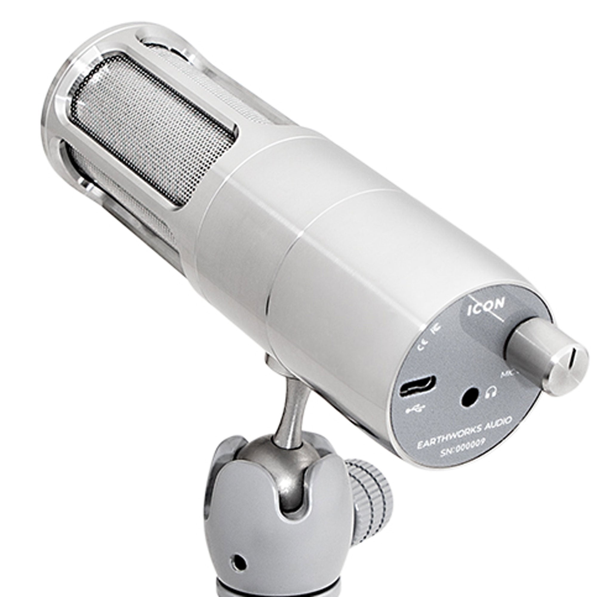 Earthworks Icon USB Streaming Microphone (Stainless Steel)