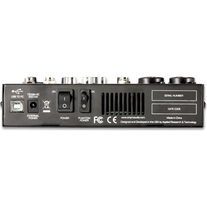 ART USBMix6 Six Channel Mixer and USB Audio Interface
