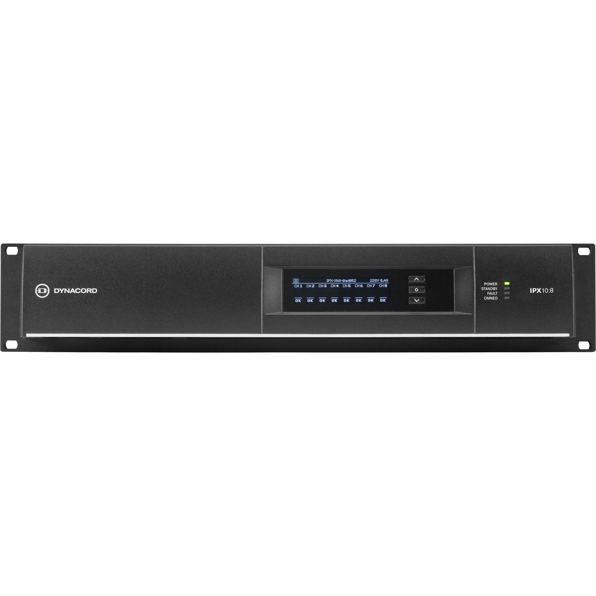Dynacord IPX10:8 Multi-Channel Power Amplifier for Fixed Install Applications (8 x 1250W)