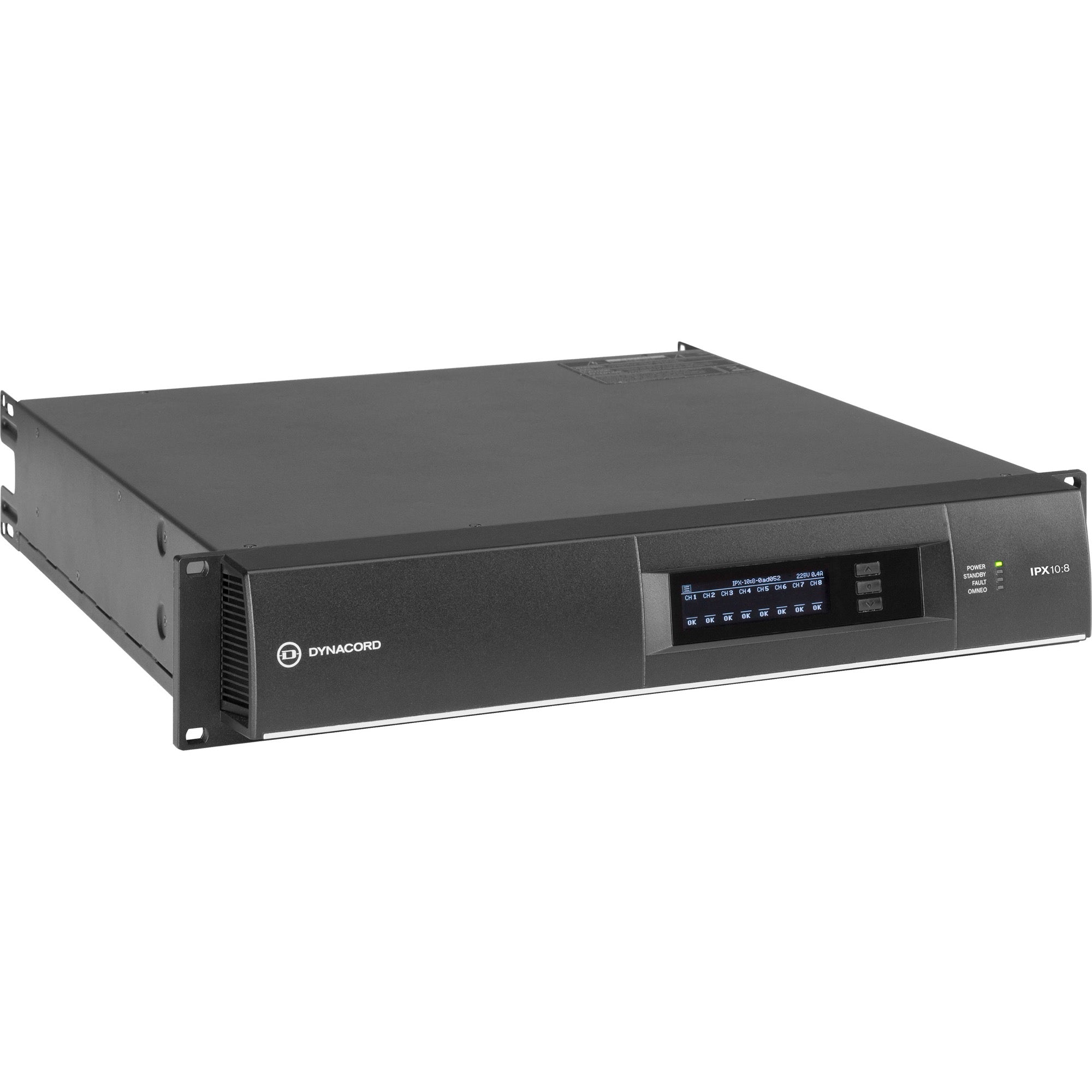 Dynacord IPX10:8 Multi-Channel Power Amplifier for Fixed Install Applications (8 x 1250W)