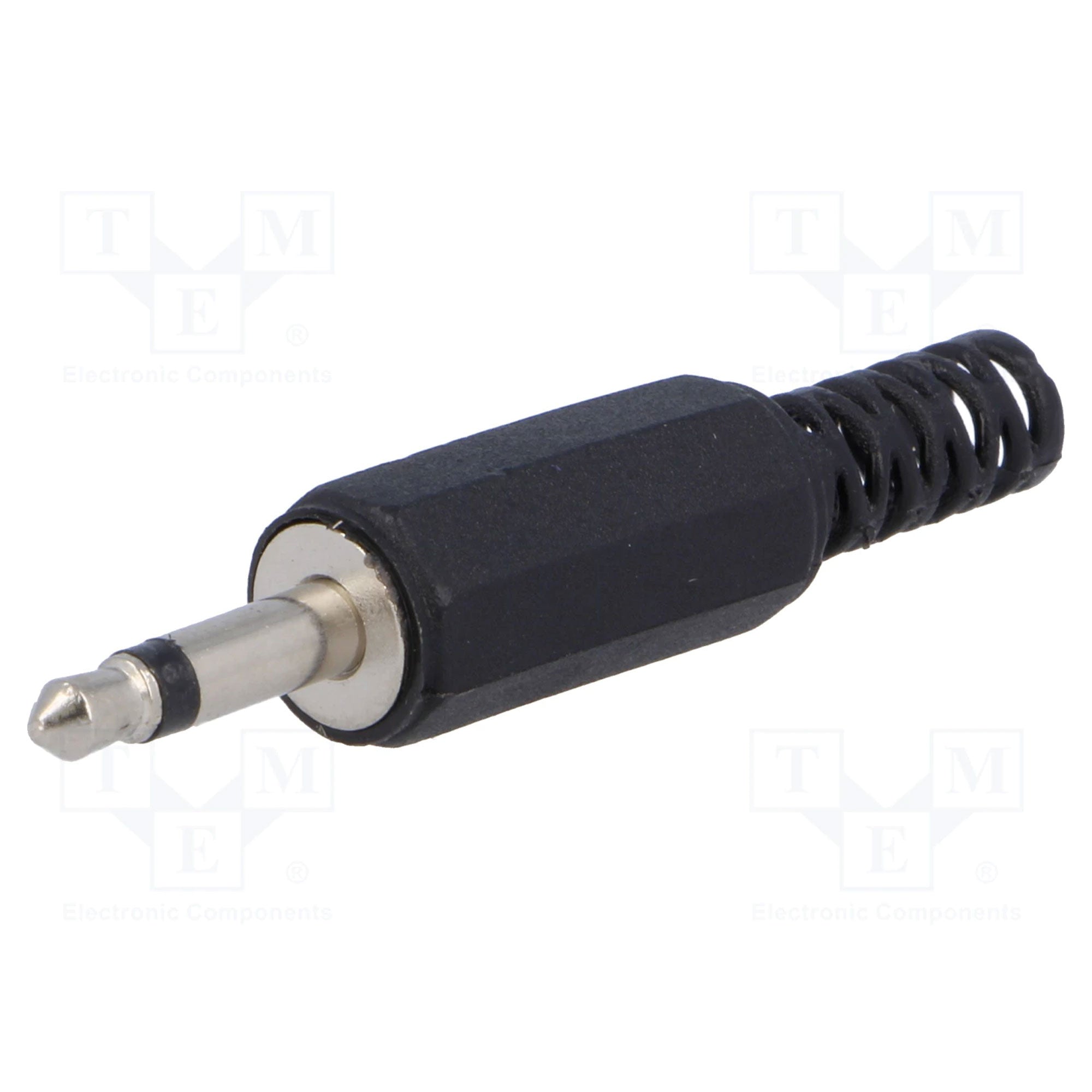 Performance Audio In-Line 3.5mm (1/8") TS Mono Male Plug (Black Plastic, 10 Pack)