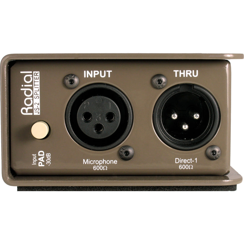 Radial Engineering JS2 Two-Way Microphone Signal Splitter