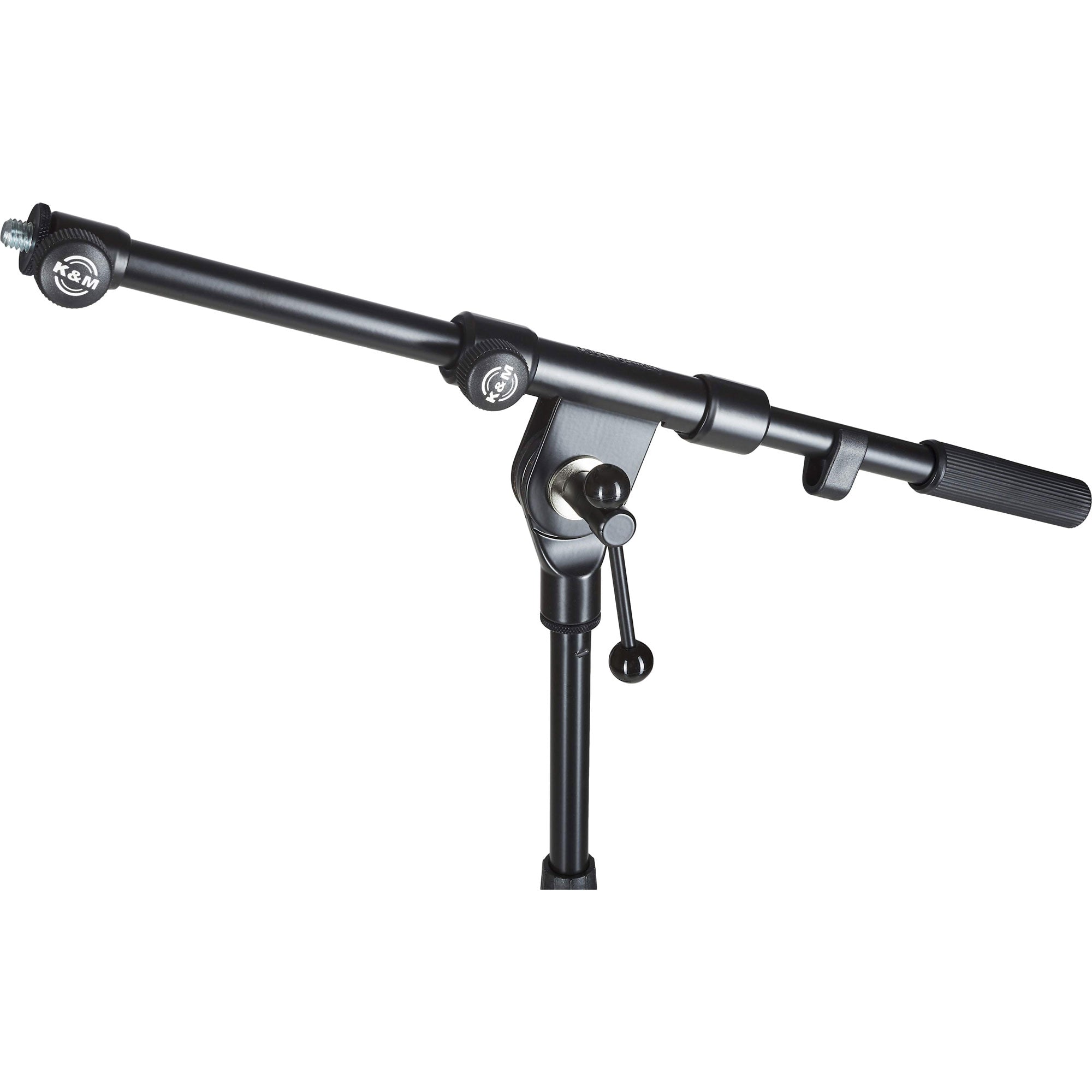 K&M Stands 210/9 Professional Microphone Stand with Telescoping Boom (Black)