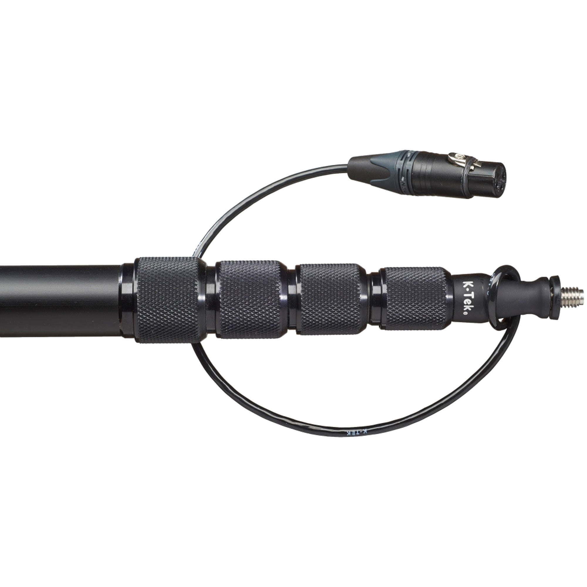 K-Tek KE110CCR Avalon Aluminum Boompole with Internal Coiled Cable (Right Angle Exit)