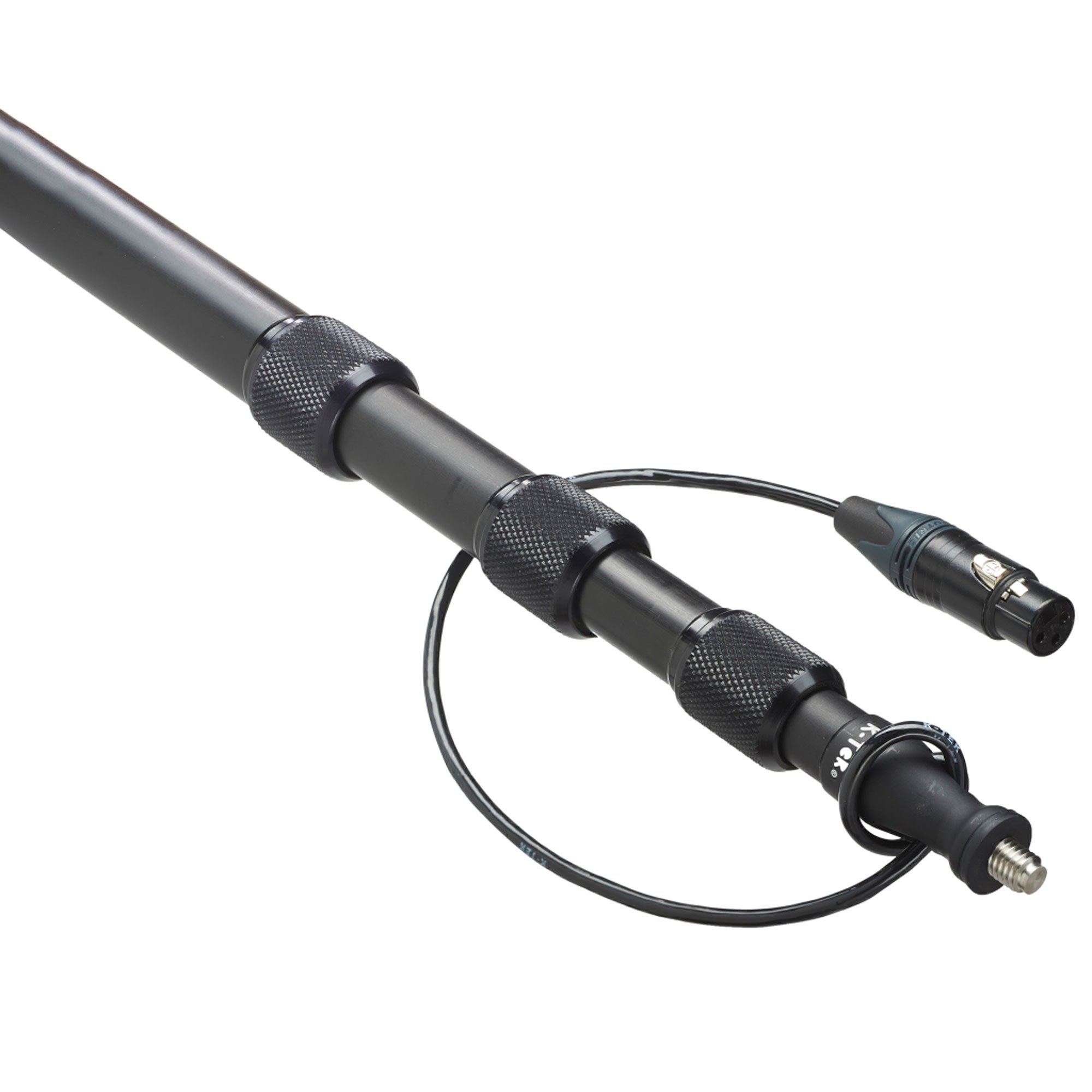 K-Tek KE89CC Avalon Aluminum Boompole with Internal Coiled Cable (Straight Exit)