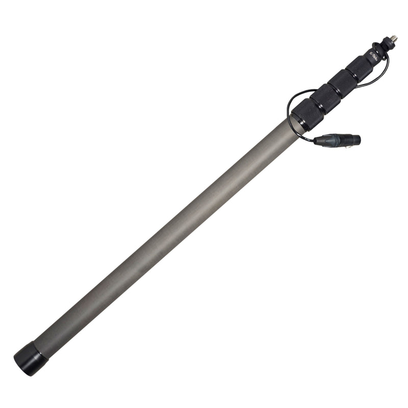 K-Tek KEG100CC Avalon Graphite Boompole with Internal Coiled Cable (Straight Exit)