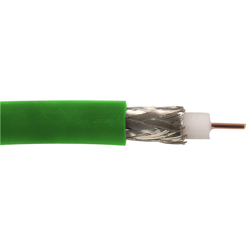 Canare L-4CFB 75 Ohm 3G-SDI / HD-SDI Digital Video Coaxial Cable RG-59 Type (Green, 656'/200m)