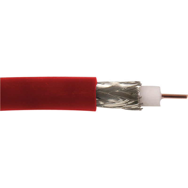 Canare L-5CFB 75 Ohm 3G-SDI / HD-SDI Digital Video Coaxial Cable RG-6 Type (Red, 656'/200m)