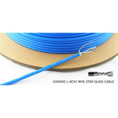 Canare L-4E5C Mini Star Quad Microphone Cable (Blue, 328'/100m) Image 1