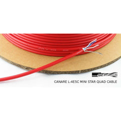 Canare L-4E5C Mini Star Quad Microphone Cable (Red, 328'/100m) Image 1