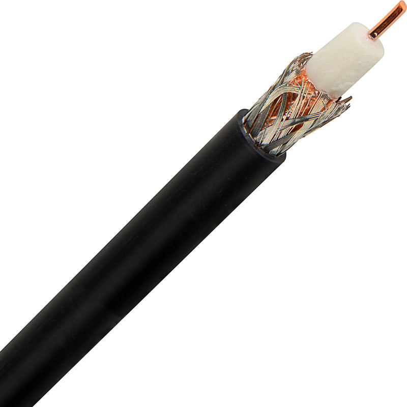 Canare L-5.5CUHD 75 Ohm Coaxial Cable for 12G-SDI (Black, 984'/300m)