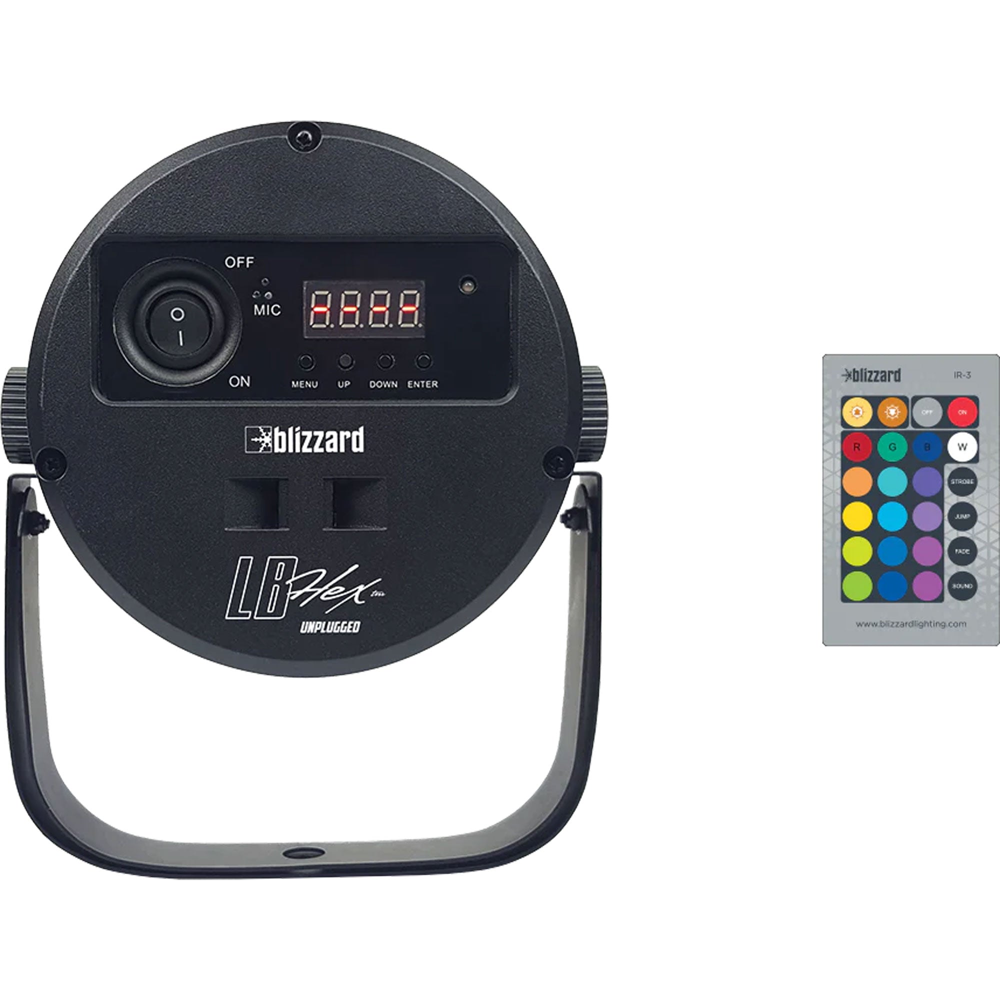 Blizzard LB Hex Unplugged RGBAW+UV Battery-Powered LED PAR Light Fixture