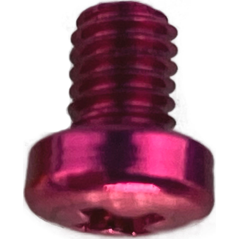 SquarePlug M3x4/PK Anodized Aluminum M3x4 Color Coding Screws (Pink, 10 Pack)