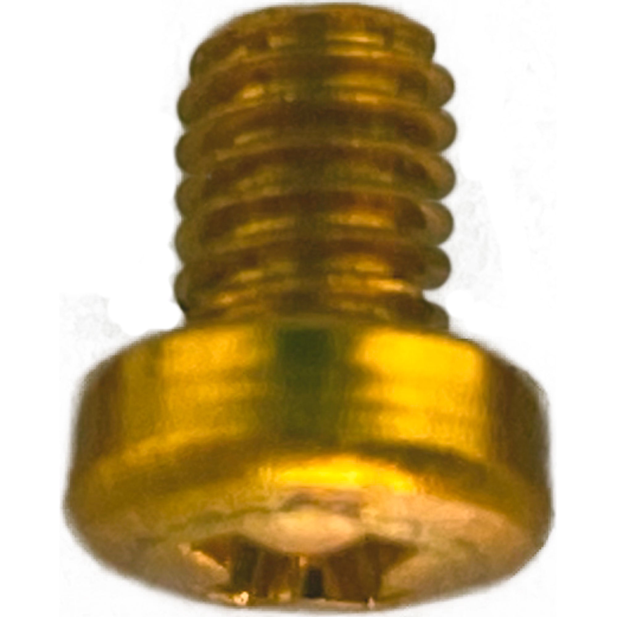 SquarePlug M3x4/Y Anodized Aluminum M3x4 Color Coding Screws (Yellow, 10 Pack)